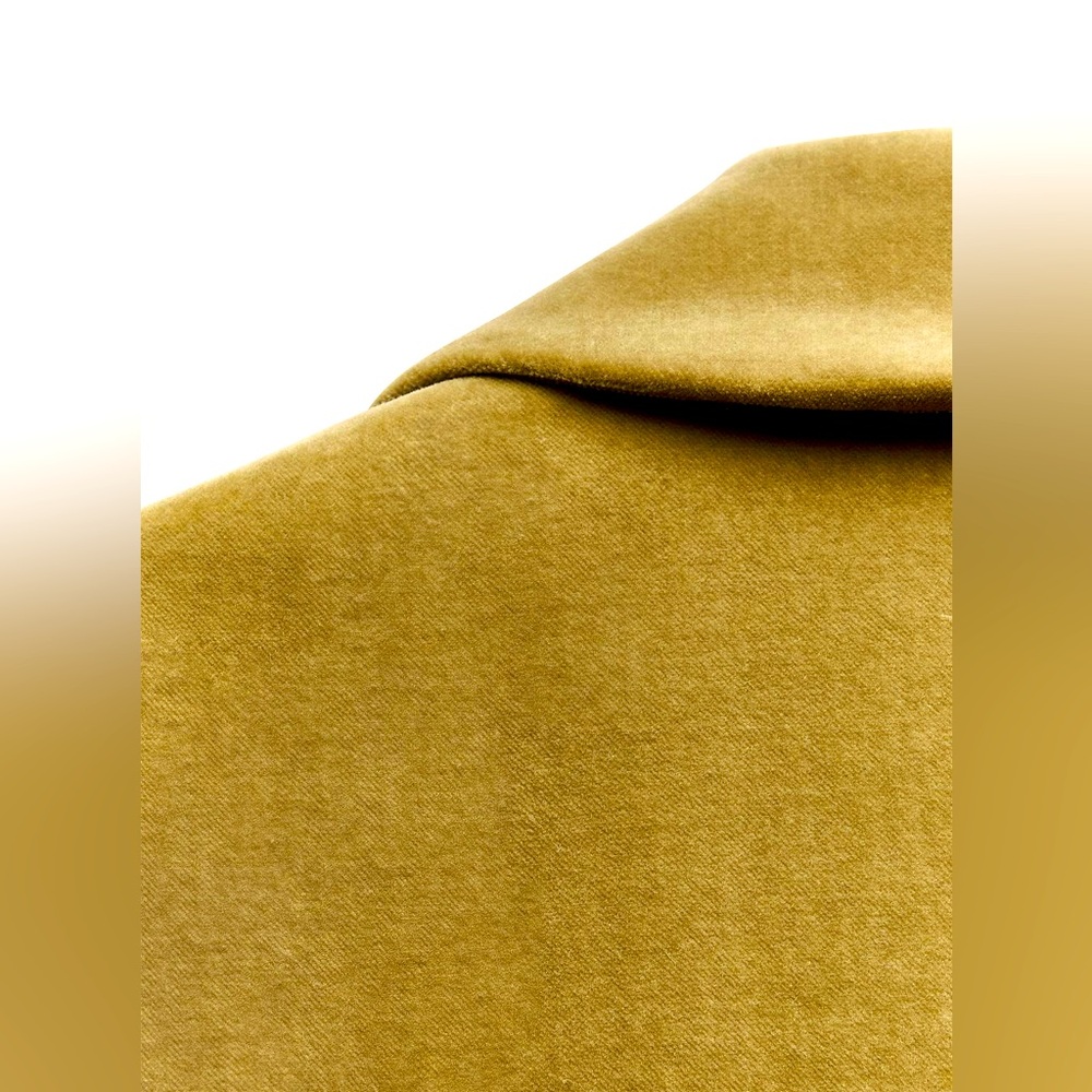 NWT ZARA VELVET COAT ZW COLLECTION LIGHT KHAKI! SIZE 2 SMALL & 1 LARGE❣️Mustard - Picture 11 of 12
